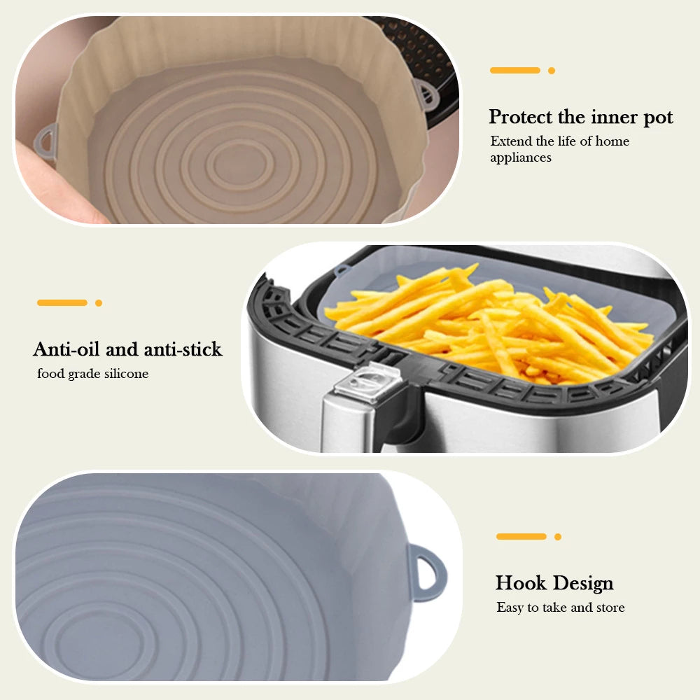Air-fryer safe silicone tray – kitchncatch